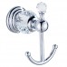 AUSWIND Antique Silver Coat Hook Clear Crystal White Towel Hooks 2 Hanger Wall Mounted Zinc Material WT - B01L69VHDC